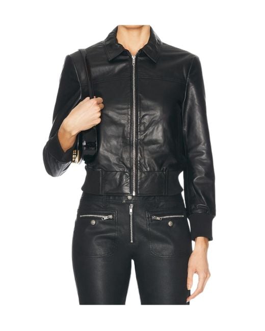 R13 Black Leather Jacket