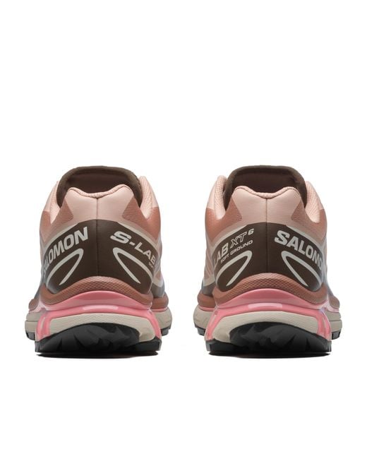 Salomon Lab Brown Salomon Xt-6 Lace-Up Sneakers