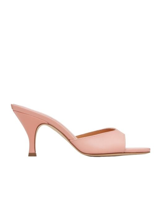 Aeyde Pink Samia High-Heeled Sandals