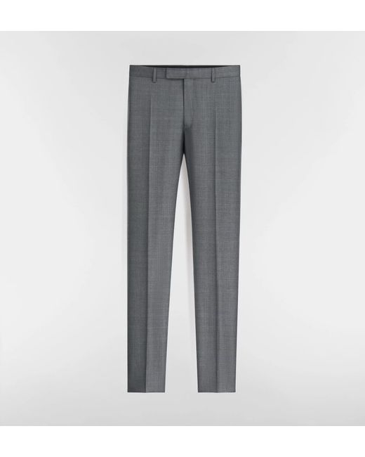 Dior Gray Long-Sleeved Suit Jacket Set for men