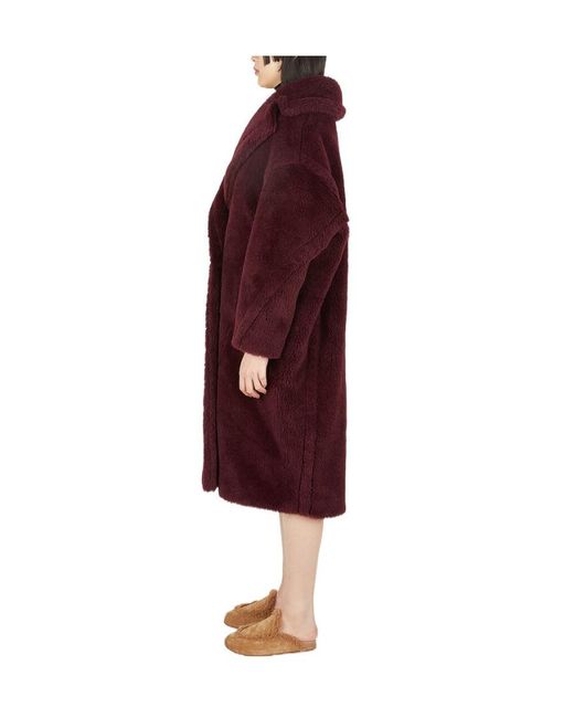 Max Mara Red Tedgirl Long Coat