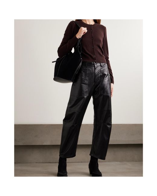 Nili Lotan Purple March Cashmere Cardigan