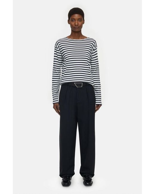 Closed Blue Striped Long Sleeve T-Shirt