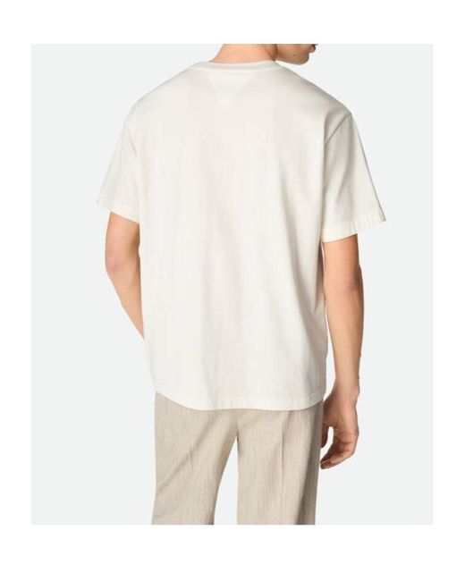 Bottega Veneta White Short Sleeved Crewneck T-Shirt for men