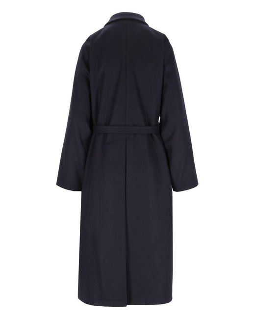 Barena Blue Button-Front Coat