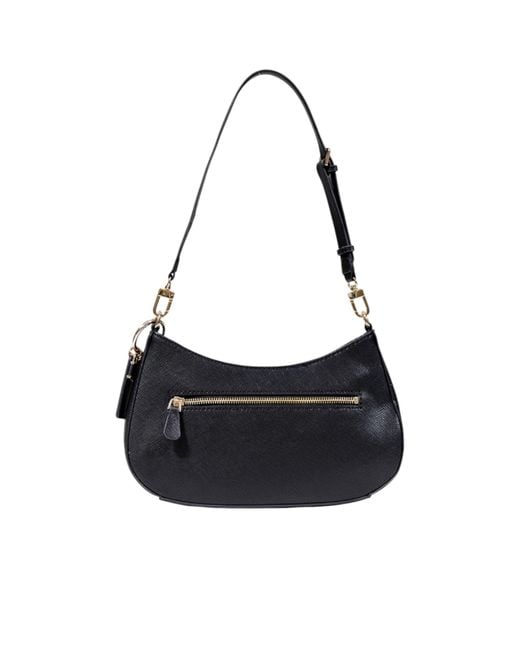 Guess Black Noelle Logo-Detail Shoulder Bag