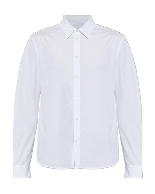Versace White Medusa Button Shirt for men