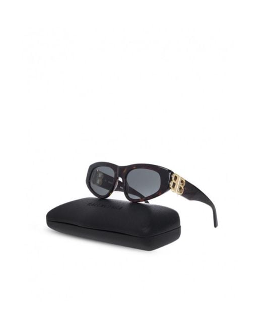 Balenciaga White Eyewear Dynasty D-Frame Sunglasses