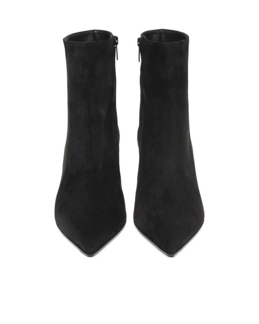 Gianvito Rossi Black Zipper Boots