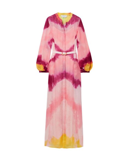 Gabriela Hearst Pink Long Sleeve Dress