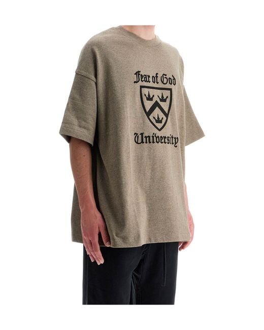 Fear Of God Natural Logot-Shirt for men