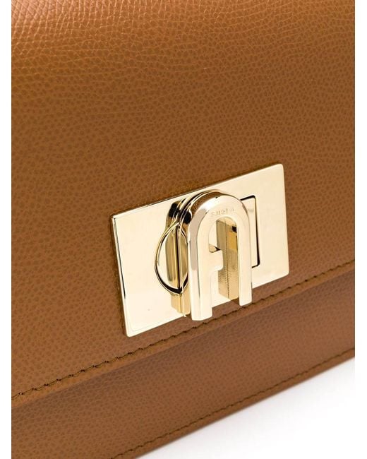 Furla Brown 1927 Mini Crossbody Bag