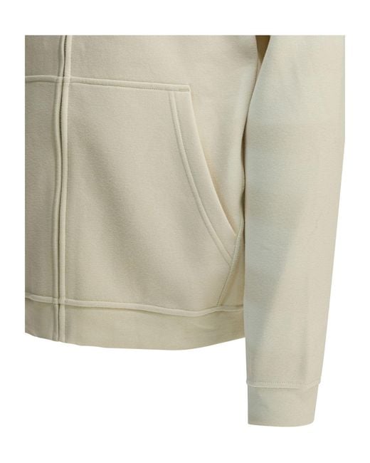 Arc'teryx White Emblem Fleece Full Zip Hoody for men