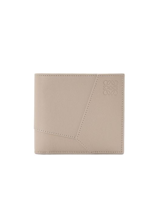 Loewe Natural Puzzle Bifold Wallet for men