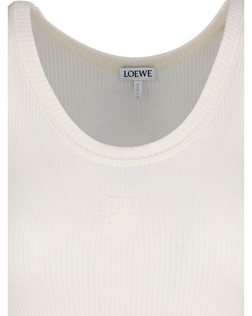 Loewe Blue Anagram Sleeveless Tank Top