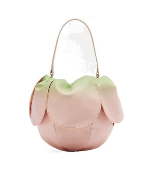 Simone Rocha Pink Leather Shoulder Bag