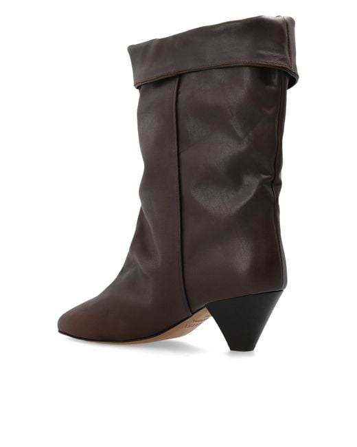 Isabel Marant Brown Dalby Short Boots