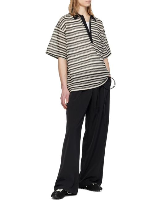 Song For The Mute Multicolor Striped Polo Shirt for men