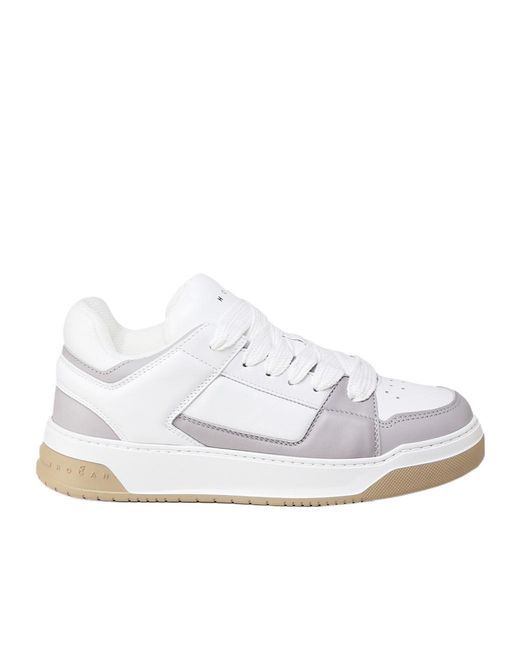 Hogan Green H667 Lace-Up Sneakers for men