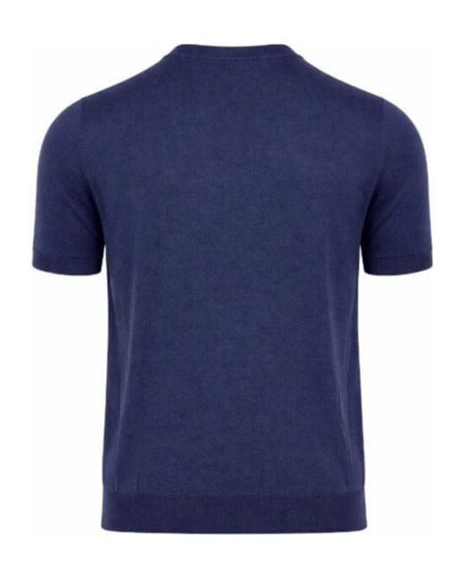 Gran Sasso Blue Knitted Jumper for men