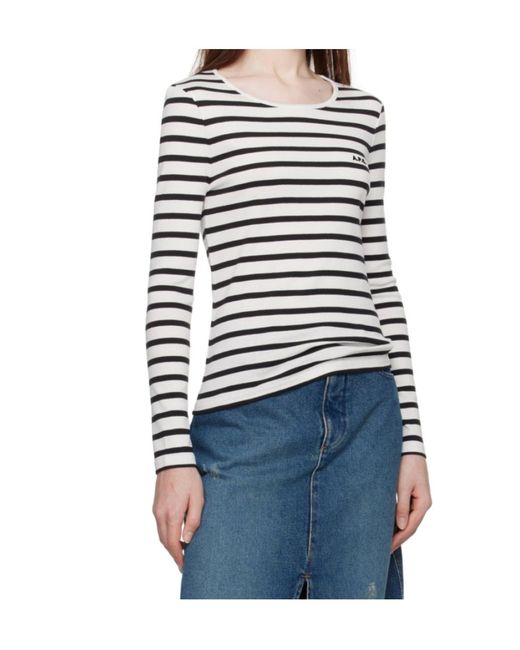 A.P.C. Black T-Shirts