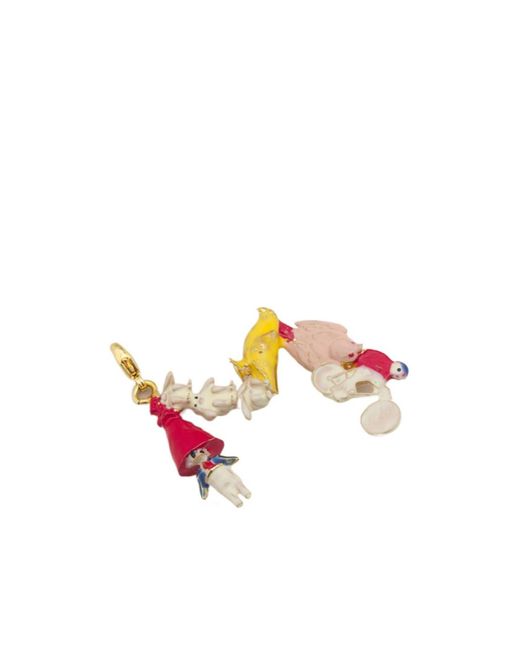 Marni White Alphabet 'M' Charm