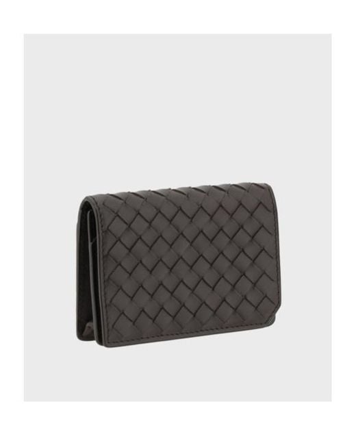 Bottega Veneta Black Flip Wallet for men