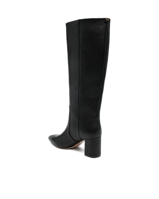 Twinset Black High Leather Boots