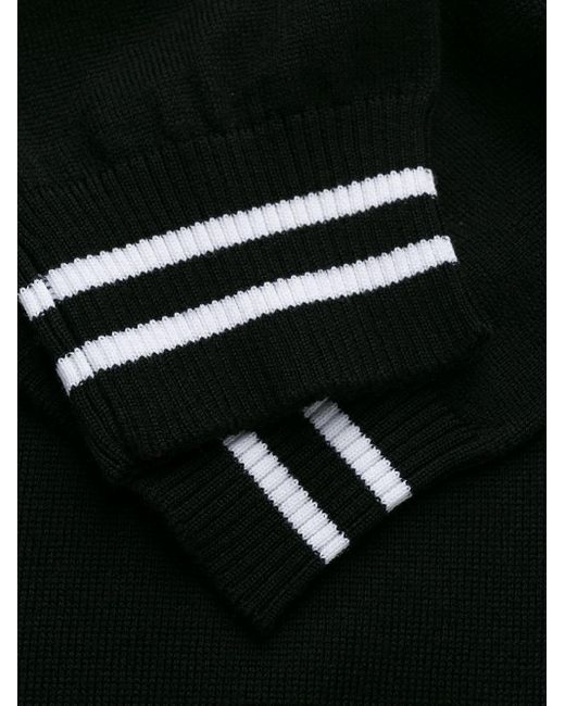 Iceberg Black Knit Logo Print Jumper