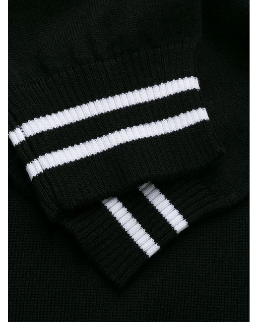 Iceberg Black Knit Logo Print Jumper