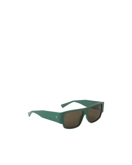 Bottega Veneta Green Logo Sunglasses