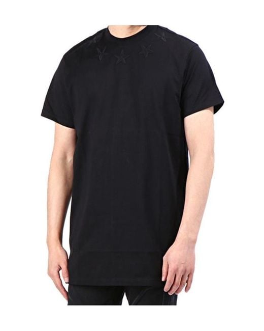 Givenchy Black Short Sleeve T-Shirt for men
