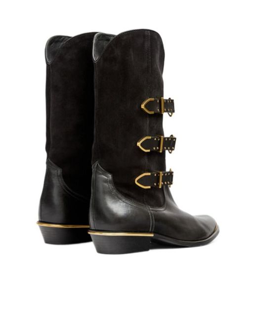 Isabel Marant Black Mexia Boots