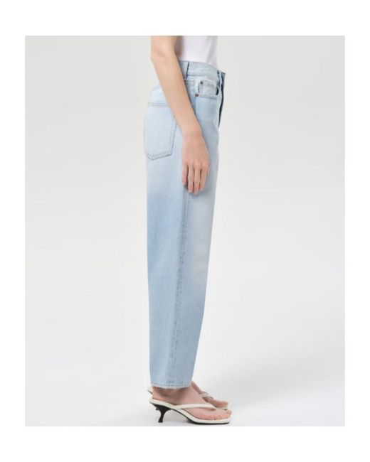 Agolde Blue X Maria Mcmanus 80S Tapered Jeans