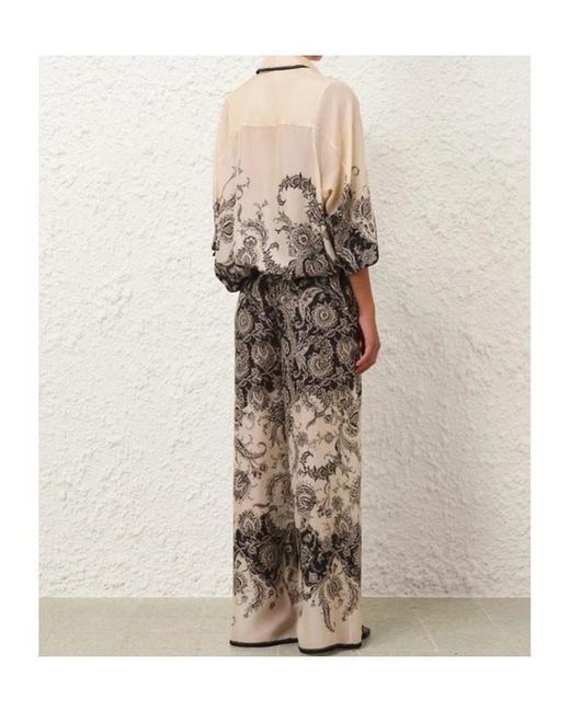 Zimmermann Natural Rhiannon Relaxed Pants