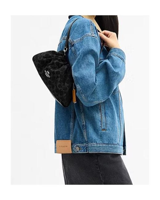 COACH Black Faye Shoulder Bag