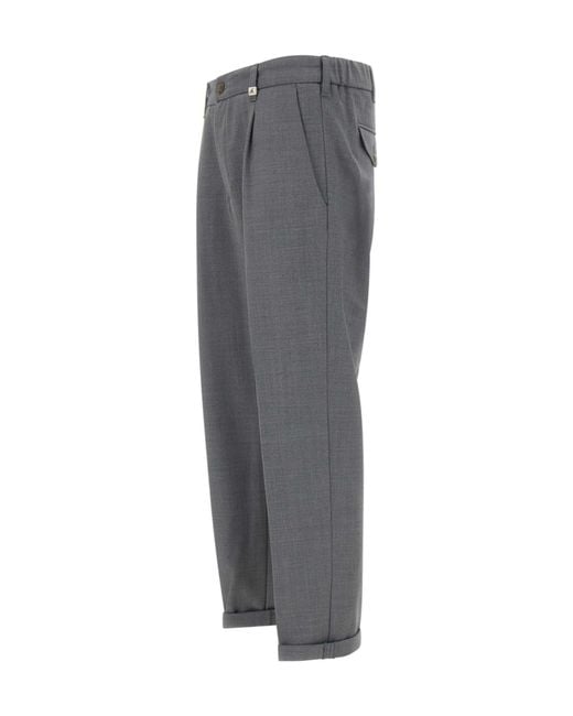 Myths Gray Ares Slim-Fit Pants for men