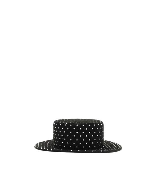 Ruslan Baginskiy White Wide Brimmed Studded Hat