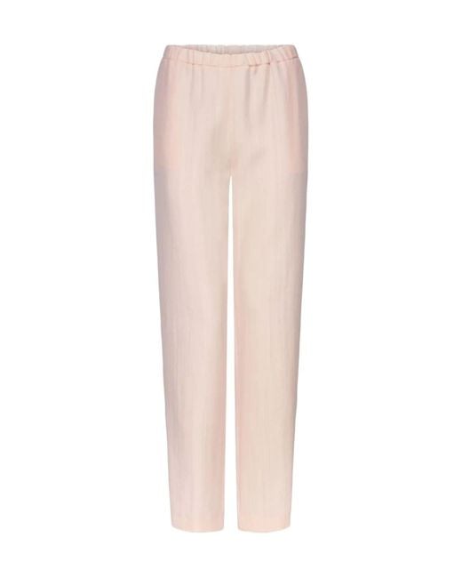 Loulou de Saison White Scot Straight-Leg Pants