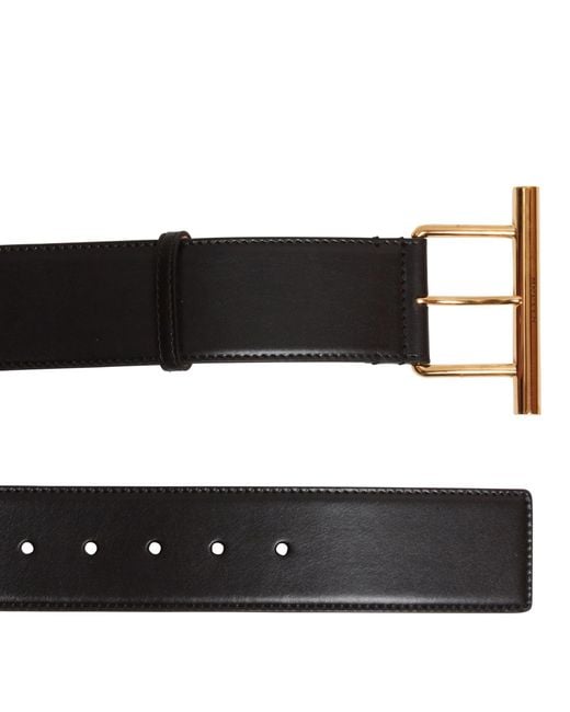 McQueen White Signature Buckle Belt