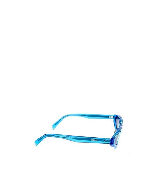 Céline Blue Logo Sunglasses for men