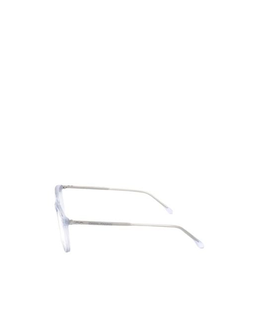 Isabel Marant White Full-Rimmed Plano Lenses