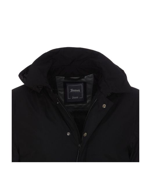 Herno Black Coats for men