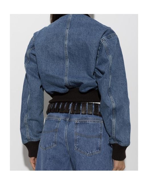 IRO Blue Long-Sleeve Denim Jacket