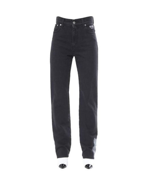 MSGM Blue Cat Jeans