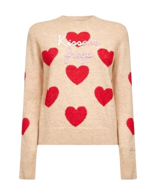 Mc2 Saint Barth Pink Crew Neck Sweater