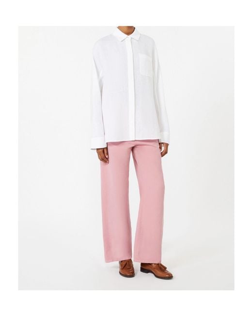 Max Mara Pink 'S Onorata Straight Leg Pants