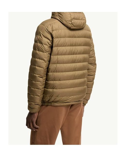 Moncler Green Solienn Hooded Short Down Jacket for men
