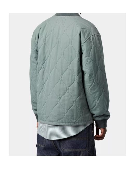 Carhartt Green Kylan Quilted Zip-Up Jacket for men