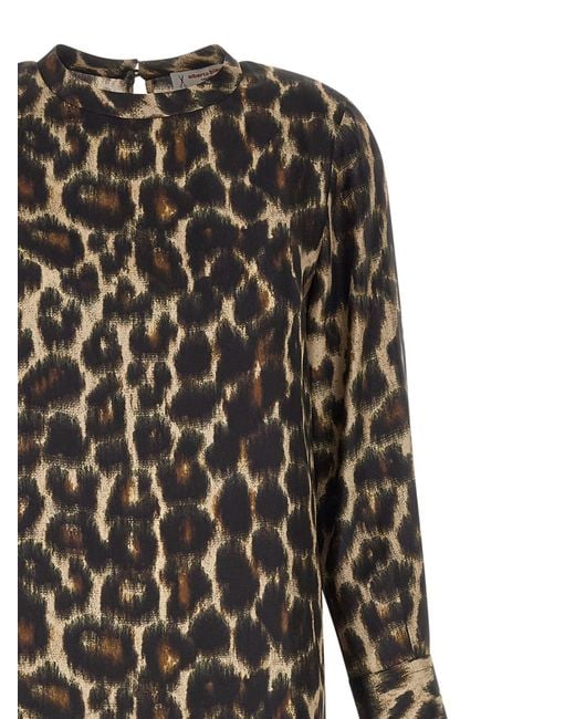 Alberto Biani Multicolor Straight Dress